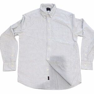 Farah Vintage Men’s Striped Button Down Shirt Size M Classic Oxford